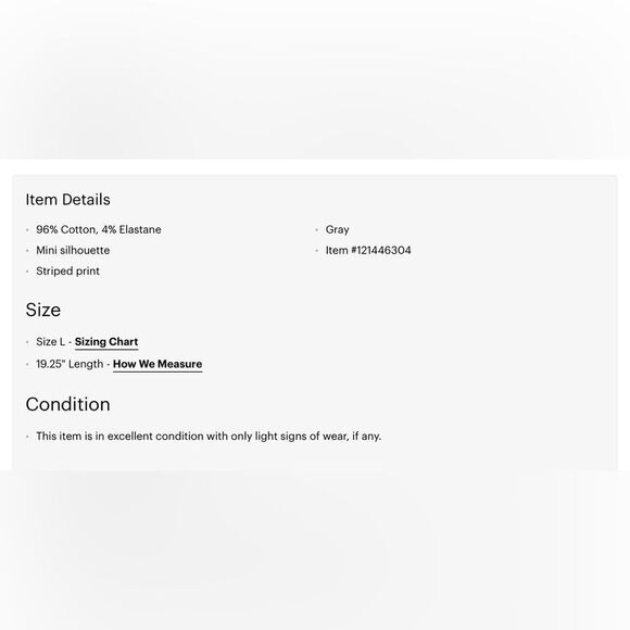 Hollister 🌺COQUETTE-Style🌺 Sz L Classic Chic Striped Mini Skirt EUC - Picture 3 of 3